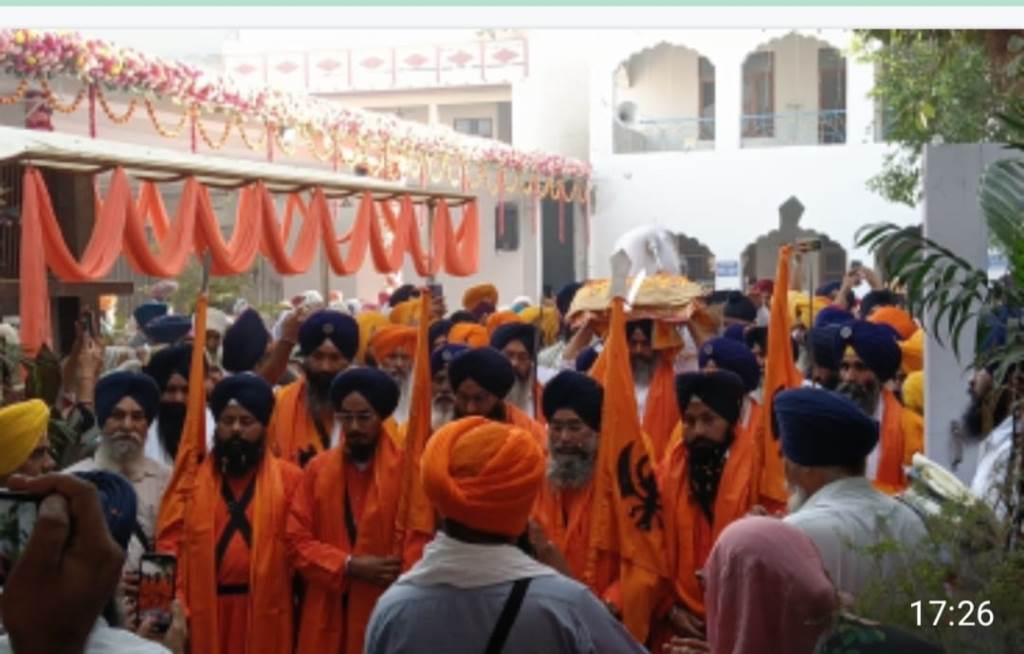 Shaheed Nagar Kirtan started from Assam next leg from Faridkot leaves for Gurdwara Sri Ber Sahib Sultanpur Lodhi